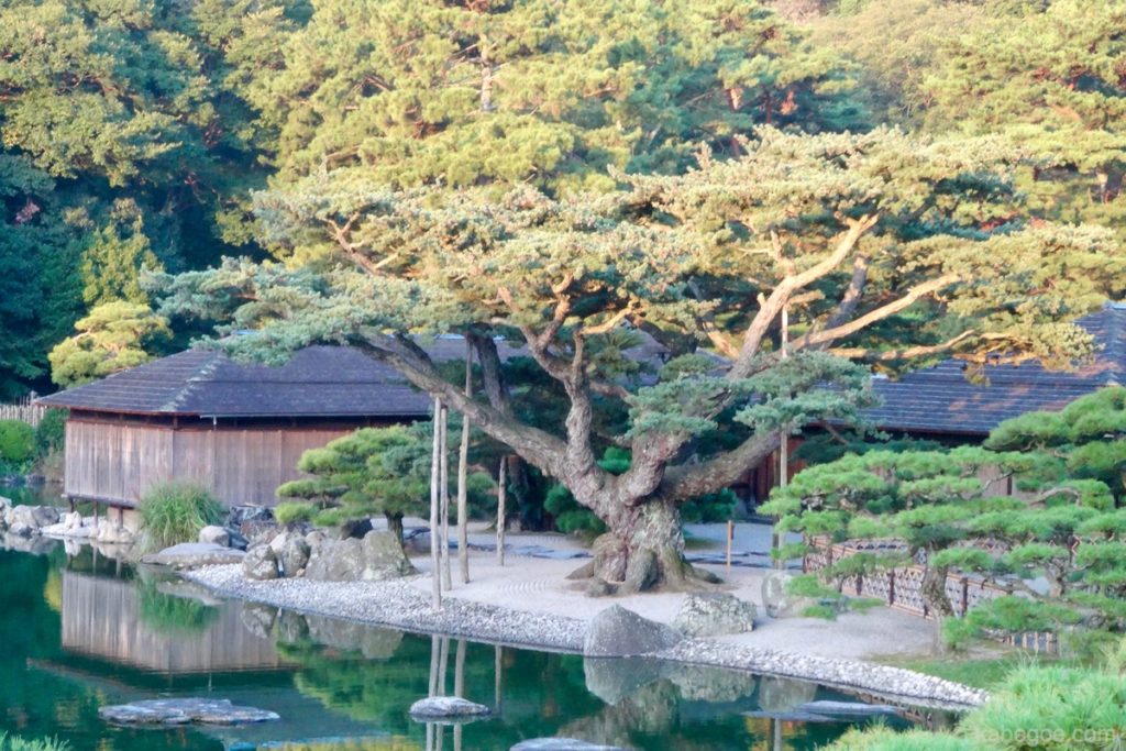 Kikugetsutei dans le jardin de Ritsurin