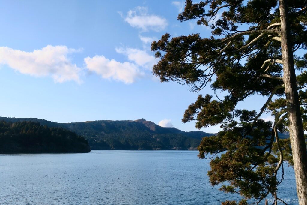 Uitzicht vanaf Hakone Sekisho
