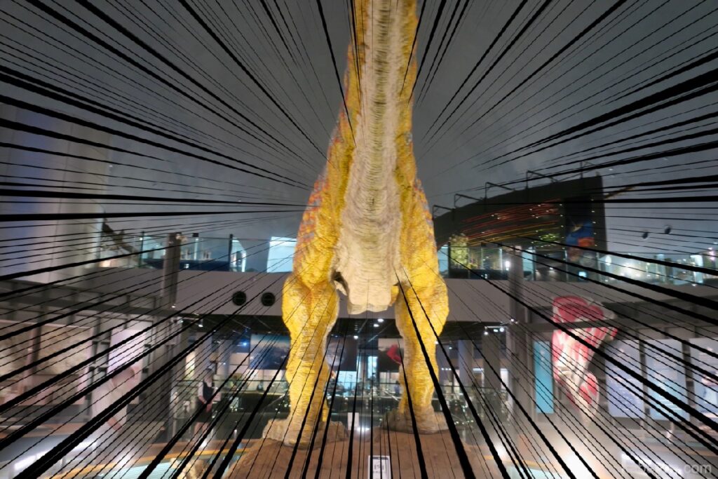 Audiocommentaar op het Fukui Dinosaur Museum